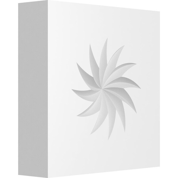 Ekena Millwork Standard Sedgwick Spiral Rosette With Square Edge, 4"W x 4"H x 1"P ROSP040X040X100SDG12 - main